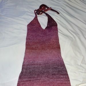 Knit mini dress